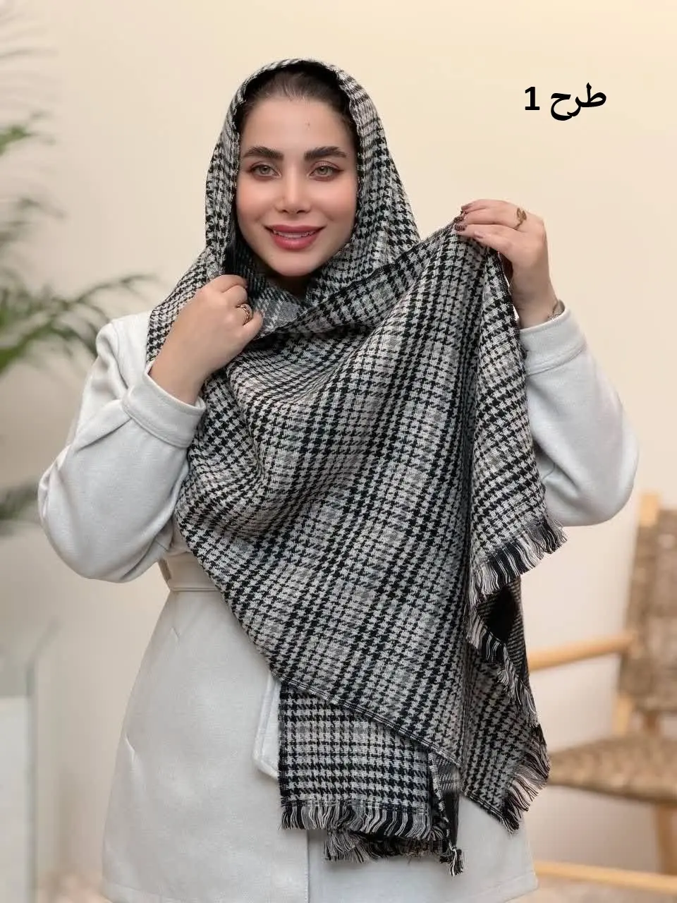 3737-شال پاییزه قاصدک